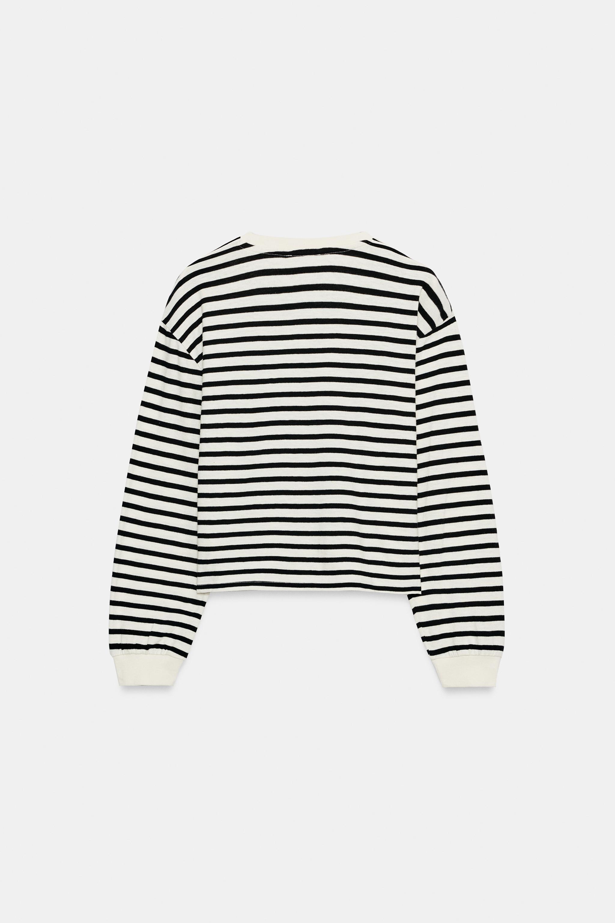 STRIPED LONG SLEEVE T-SHIRT